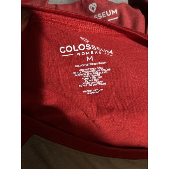 NEW Ohio State Buckeyes OSU Colosseum Gray Wide Neck Loose Fit Shirt Women's M - Picture 6 of 7